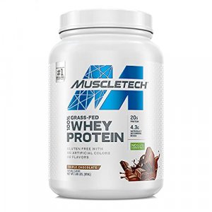 Grass Fed Whey Protein | Muscletech Grass Fed Whey Protein Powder | Protein Powder For Muscle Gain | Growth Hormone Free, Non-Gmo, Gluten Free | 20G