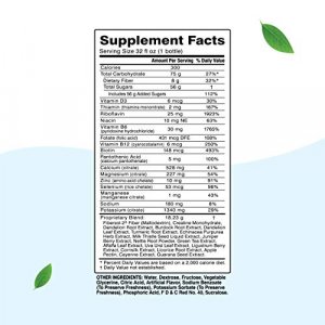 Herbal Clean Same-Day Detox Drink, Premium Tropical Fruit Flavor, 32 Fl Oz