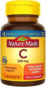 Nature Made Calcium 600 Mg With Vitamin D3 For Immune Support, Tablets, 100 Count, Helps Support Bone Strength