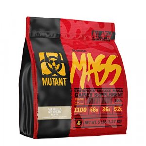 Mutant Mass Weight Gainer Protein Powder Build Muscle Size And Strength With 1100 Calories 56 G Protein 26.1 G Eaas 12.2 G Of Bcaas 5 Lbs Vanilla Ice