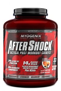 Myogenix Aftershock Tactical Post Workout, Unlimited Muscle Growth | Anabolic Whey Protein | Mass Building Carbohydrates | Amino Stack Creatine And G