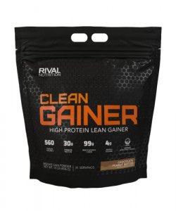 Rivalus Clean Gainer, Chocolate Peanut Butter, 10 Pound