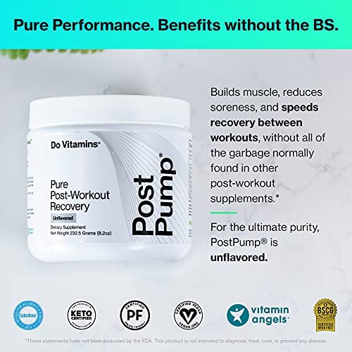 Do Vitamins Postpump Natural Post-Workout Supplement, Post Pump