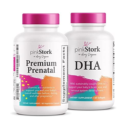Pink Stork Premium Prenatal Duo Premium Prenatal Vitamin + Dha