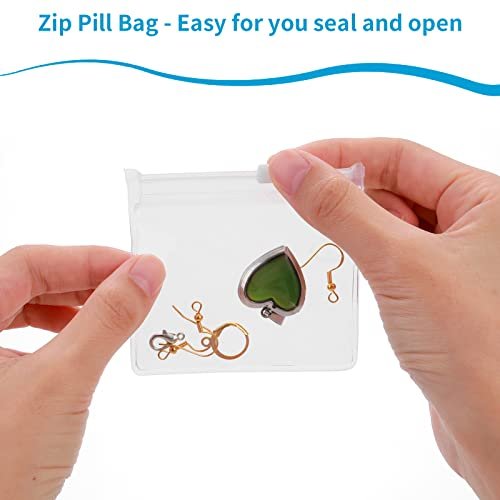 Pill Pouch Bags Zippered Pill Pouch Set Reusable Pill Pouches