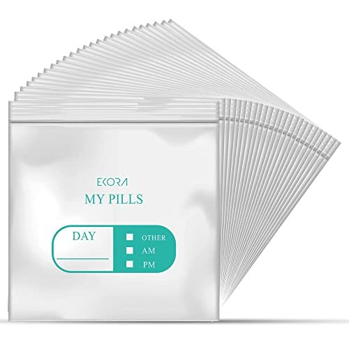 Medca Pill Pouch Bags - (Pack of 400) 3 inch x 2.75 inch - BPA Free Poly Bag by Medca