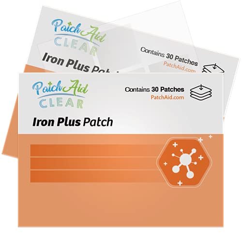 Iron Plus Topical Patch By Patchaid (30-Day Supply) Clear - Imported  Products from USA - iBhejo