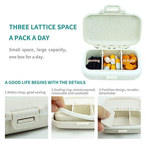 Portable Pill Case Mini Storage Box Large-capacity Carry-on Travel