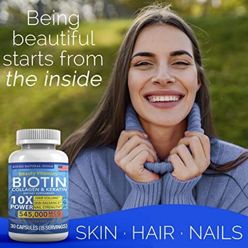 Buy The Body Reserve Helps Beauty Boost Biotin Hair Gummies| Men & women |  Biotin from Sesbania 10000mcg | with Zinc, Vitamin C, A, and E, Vegan,  Gluten Free, for Healthier Skin,
