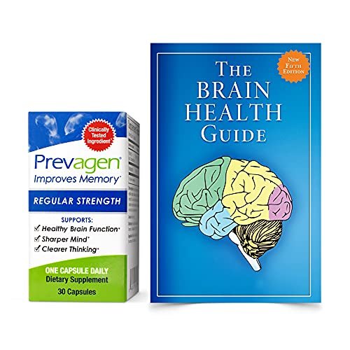  Prevagen Improves Memory - Regular Strength 10mg, 30 Capsules  with Apoaequorin & Vitamin D & Prevagen 7-Day Pill Minder