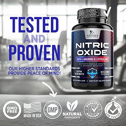 Premium Muscle Support Nitric Oxide Booster - For Strength