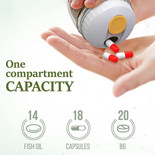 Daily Pill Dispenser Travel Pill Box - Pill Bottle Organizer Pill Container Supplement  Organizer Portable Pill Holder Vitamin Organizer Medicine Pill - Imported  Products from USA - iBhejo