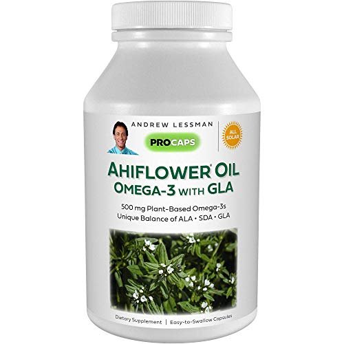 Andrew Lessman Ahiflower Omega 3 60 Softgels Uniquely Balanced