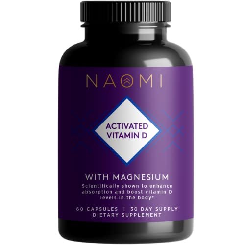 Naomi Activated Vitamin D, Vitamin D3 5000 Iu With Magnesium Supplement