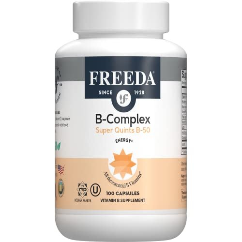 Freeda Vitamin B Complex - Super Quints B-50 - Kosher Super B