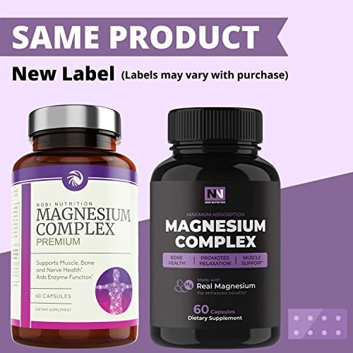 Nobi Nutrition Magnesium Complex Dietary Supplement - 60