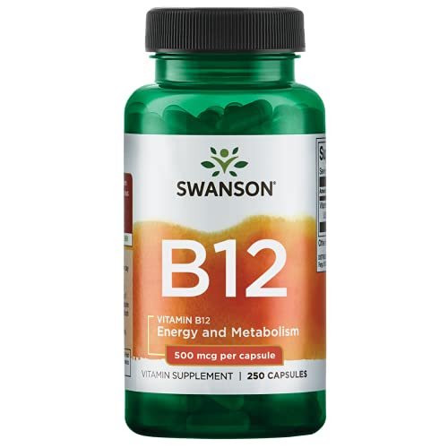 Swanson Vitamin B12 (Cyanocobalamin) Vitamin Supplement Promoting