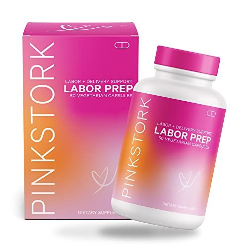 Pink Stork Labor Prep Support: Red Raspberry Leaf Supplement, Evening  Primrose, Folate, Calcium, Labor and Delivery, Postpartum Essentials, Postpartum  Recovery