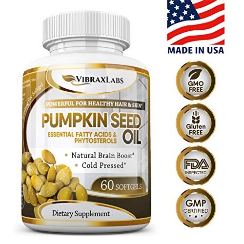 Pumpkin Seed Oil - 100% Cold Pressed Pure 1000Mg Extraction - Best For Hair  Growth, Younger Looking Skin & Face, Bladder Control Supplement, 60 Softg -  Shop Imported Products from USA to India Online - iBhejo