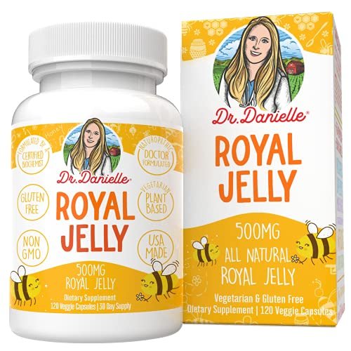 Royal Jelly By Dr. Danielle, Best Royal Jelly Supplement, 500Mg 120