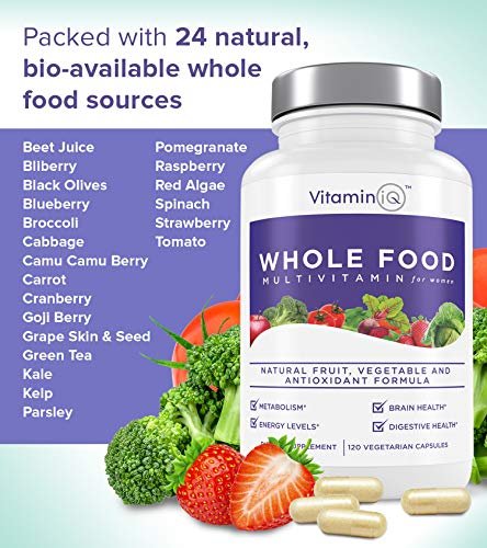 Vitaminiq Multivitamin For Women (120 Vegetarian Capsules) Whole Food  Vitamin With Essential Nutrients, Natural Calcium, Magnesium, Selenium, Zinc,  B - Imported Products from USA - iBhejo