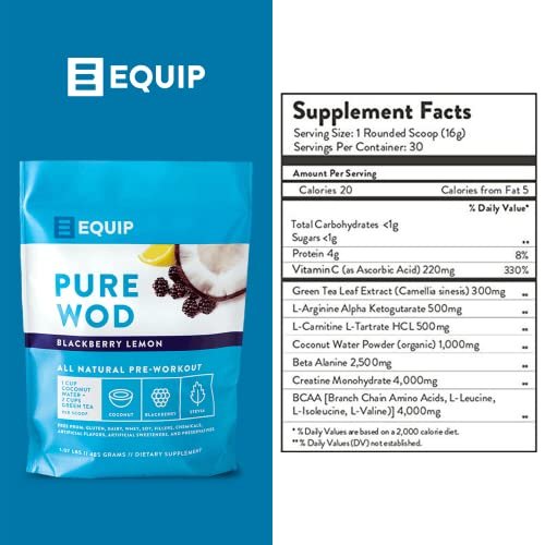 PureWOD Pre-Workout – Equip