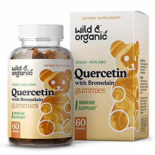 Wild & Organic Quercetin With Bromelain Gummies Bromelain Quercetin