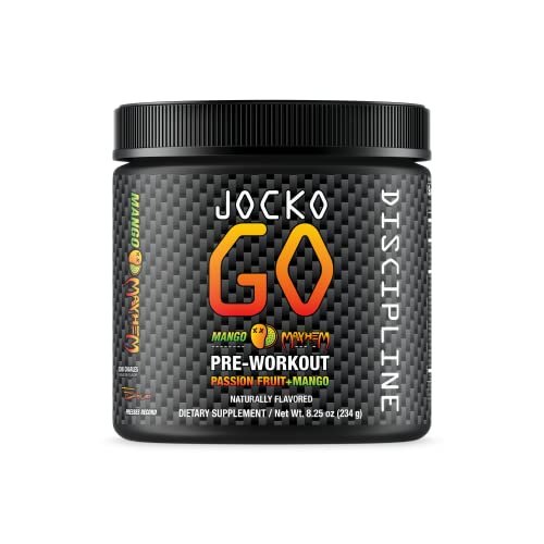 Jocko Fuel Pre Workout Powder (Mango) Preworkout Energy Powder Drink