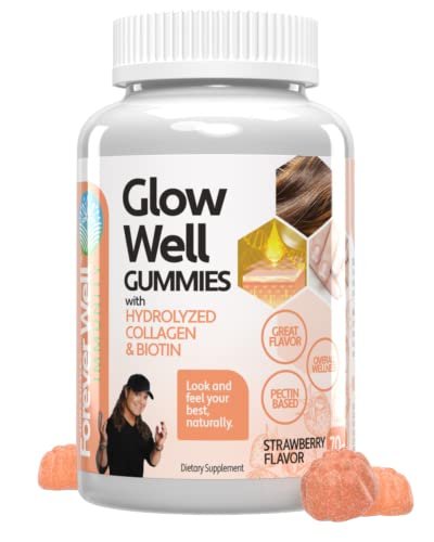 Glow Well Collagen Supplement With Biotin And Vitamin E; Hair Growth,  Strong Nails, Smooth Skin, Reduce Wrinkles, 70 Strawberry Flavor, Hair,  Skin, A - Shop Imported Products from USA to India Online - iBhejo