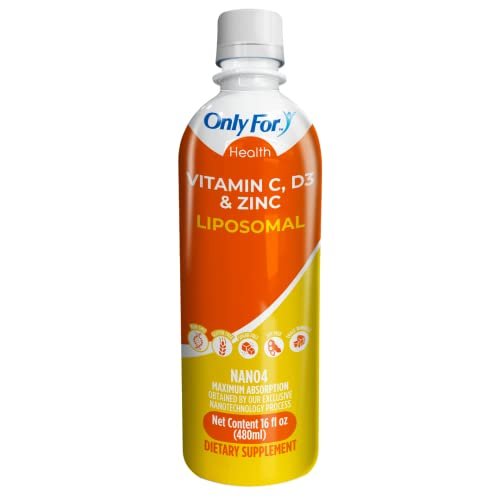 Only For Liposomal Vitamin C, D3 & Zinc Maximum Absorption