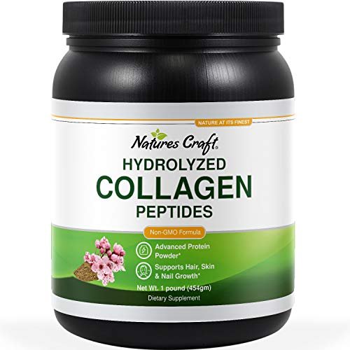 Hydrolyzed Collagen Peptides Protein Powder - Multi Collagen Protein Powder  With Hair Skin Nails Vitamins For Women - Multi Collagen Peptides Powder -  Shop Imported Products from USA to India Online - iBhejo