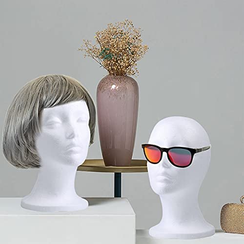 foam wig head hat wigs Hair Pieces Display Head Fake Hair Display Head  Maniquins