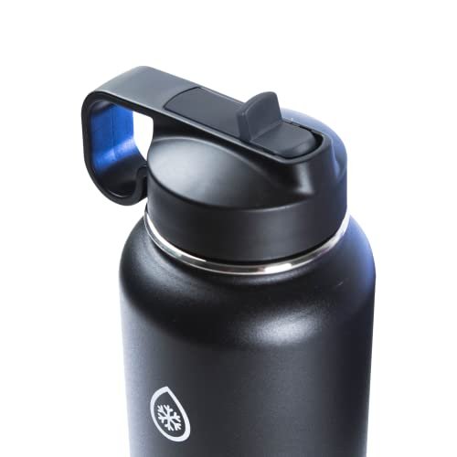 Thermoflask Double Stainless Steel Insulated Water Bottle with Two Lids