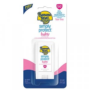 Banana Boat Baby Sunscreen Stick, Tear-Free, Broad Spectrum, SPF 50, 0.5oz.