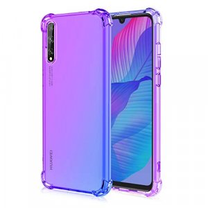 EasyLifeGo for Huawei Y9s / Huawei P Smart Pro 2019 Case Slim Shock Absorption Flexible TPU Soft Edge Bumper with Reinforced Corners Multicolor Gradi
