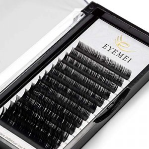 ExistingBeauty Eyelash Applicator Tweezers - 5 Pcs of Lash DIY Precision Set, Stainless Steel Curved Tools