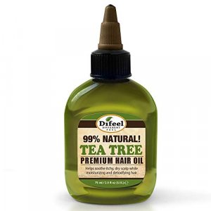 Difeel Premium Natural Hair Oil - Tea Tree Oil for Dry Scalp 2.5 Ounce