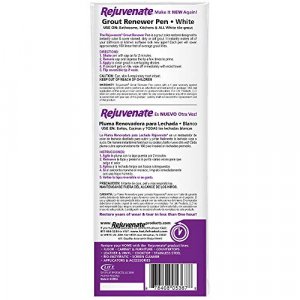 Rejuvenate White Grout Restorer Marker Pens Restore and Renew Dingy Stained Grout in Minutes 2 Units Pack, Size: 1 Pack