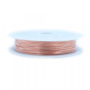 24 Gauge Copper Wire Dead Soft Coil Pure Round Copper Wire 25 FT