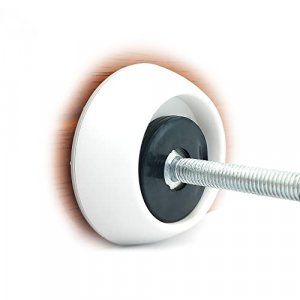 4 Pack Baby Gates Wall Cups, Safety Wall Bumpers Guard Fit for Bottom of Gates, Doorway, Stairs, Baseboard, Work with Dog Pet Child Kid Pressure Moun