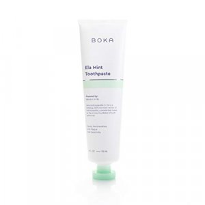 Boka Ela Mint Natural Toothpaste, Nano-Hydroxyapatite for Remineralizing, Sensitivity and Whitening, Fluoride-Free, Dentist Recommended for Kids and 