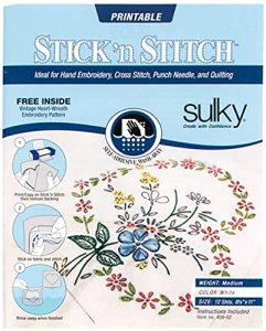  Sulky - 486-12 9-Yard Solvy Water Soluble stabilizer, 12 x 9.5  yd, White