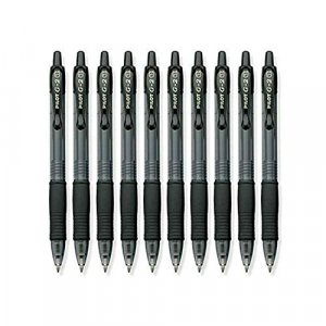 Pilot G2 Retractable Gel Ink Roller Ball Pens, Bold Point Black 10-PACK(31237)