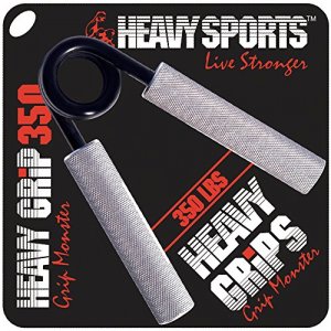 Heavy Grips Hand Grippers - 350lb Effectively Train Your Hand Grip Strength w/Targeted Forearm, Wrist & Hand Exercises High Weight Hand Grip Strength