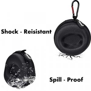 Watch Travel Case Portable Storage Organizer for Watches,50mm 2PC Black