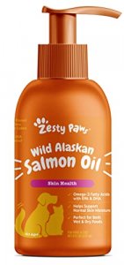Pure Wild Alaskan Salmon Oil for Dogs & Cats - Supports Joint Function, Immune & Heart Health - Omega 3 Liquid Food Supplement for Pets - All Natural