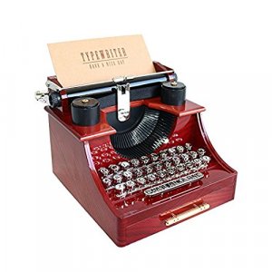 Alytimes Vintage Typewriter Music Box for Home/Office/Study Room DAcor Decoration