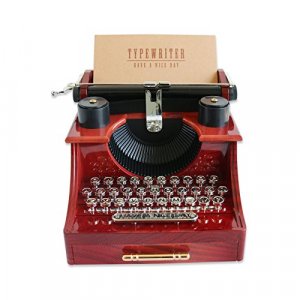 Alytimes Vintage Typewriter Music Box for Home/Office/Study Room DAcor Decoration