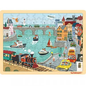 Inovart Puzzle-It 12-Piece Blank Puzzle, 12 Puzzles per Package, 8-1/2 x 11, White