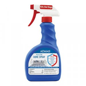 Adams Flea & Tick Home Spray, Kills Fleas, Flea Eggs, Flea Larvae, Bed Bugs, Ticks, Ants, Cockroaches, Spiders, Mosquitoes And Many Other Listed Nuis